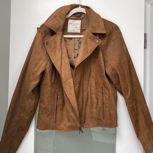 BNWT A&F Faux Suede Moro Jacket XL